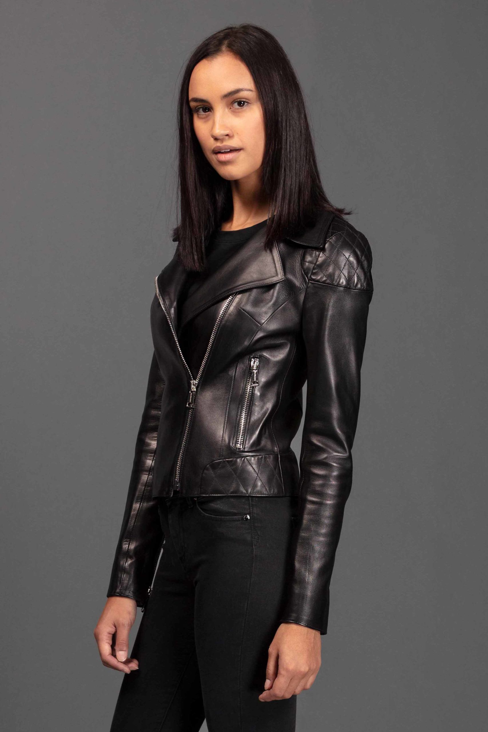 LUXURY LEATHER JACKET “ROXY” – Max Macchina – Luxury Fashion Brand